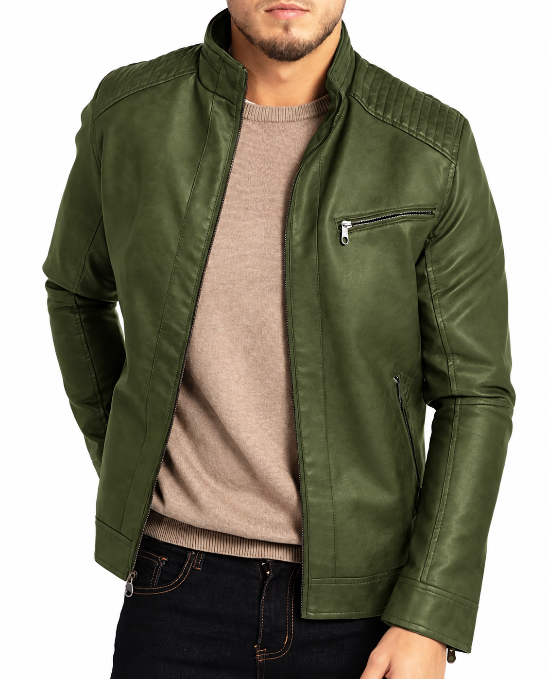 Timothy Faux Leather Jacket