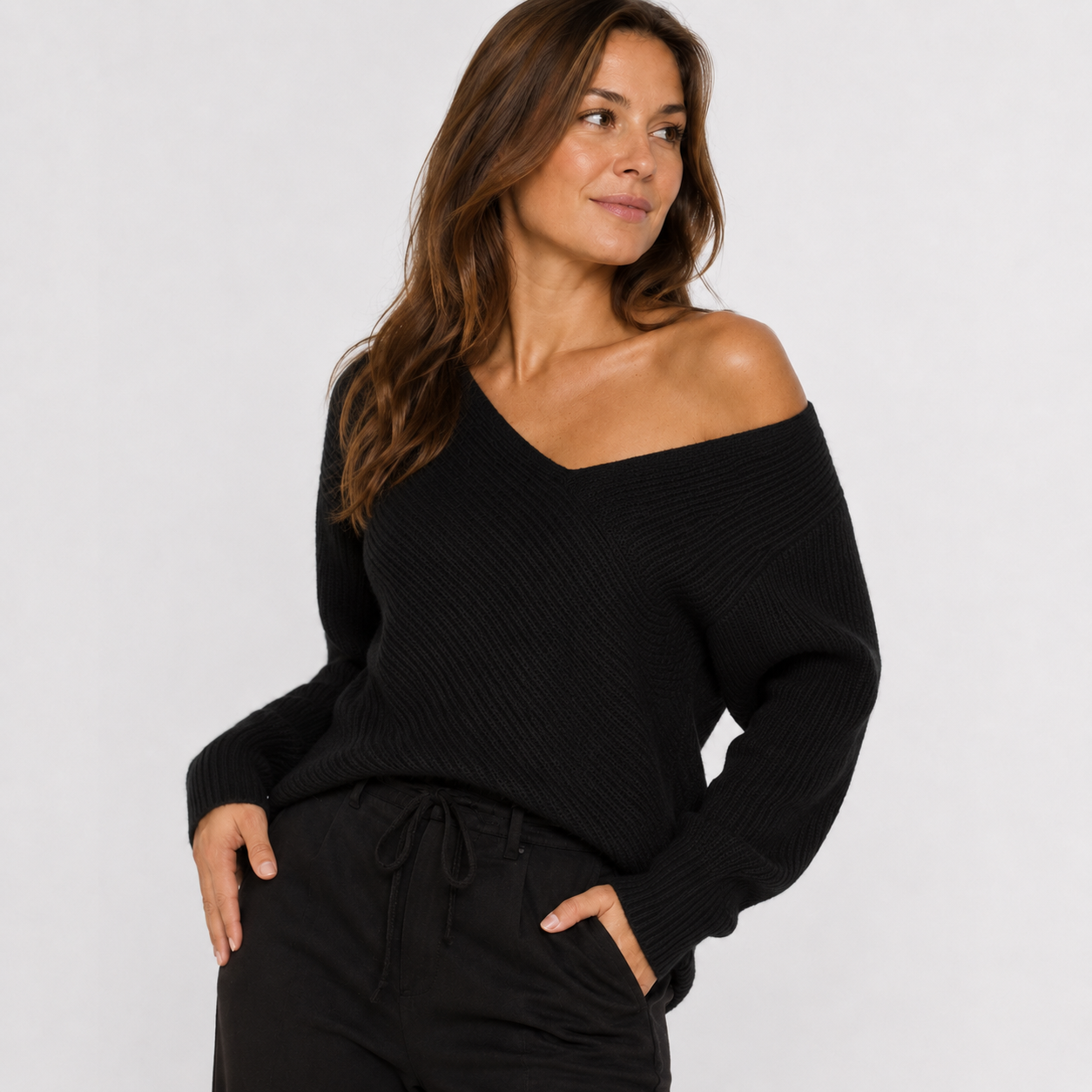 Melanie Off-Shoulder Sweater