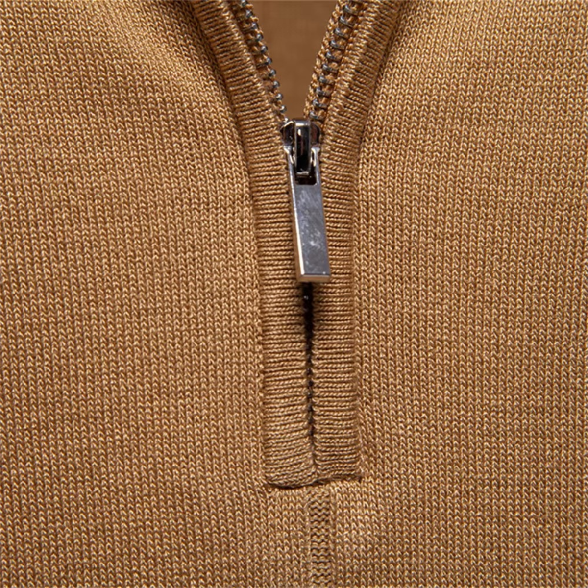 The Briarcliff Men’s Quarter Zip Polo Shirt