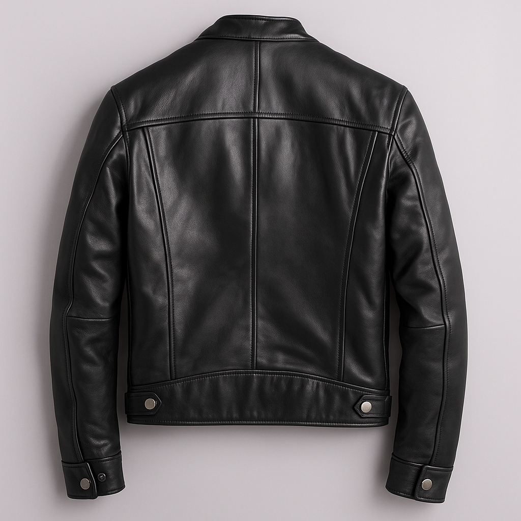 Men's Slim Fit Jacket with Zip for Spring and Summer