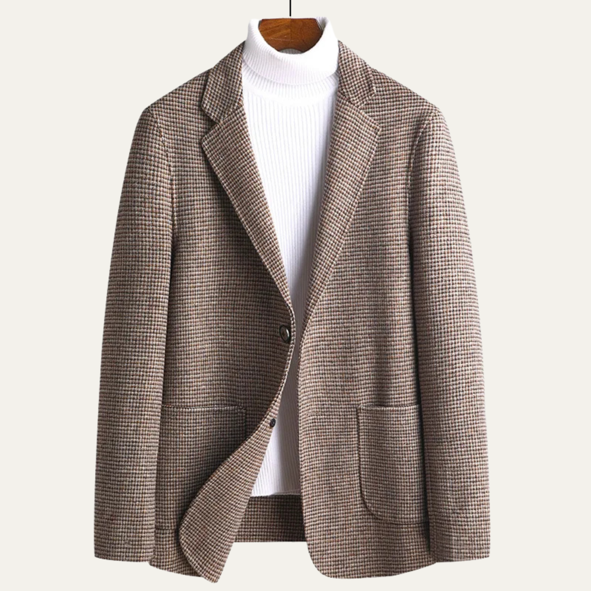 The Watercrest Men’s Classic Tweed Wool Blazer