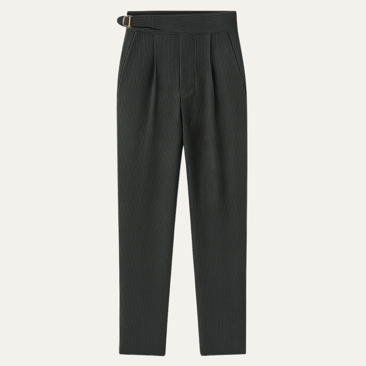 The Elmhurst Men’s Retro High Waist Pleated Trousers