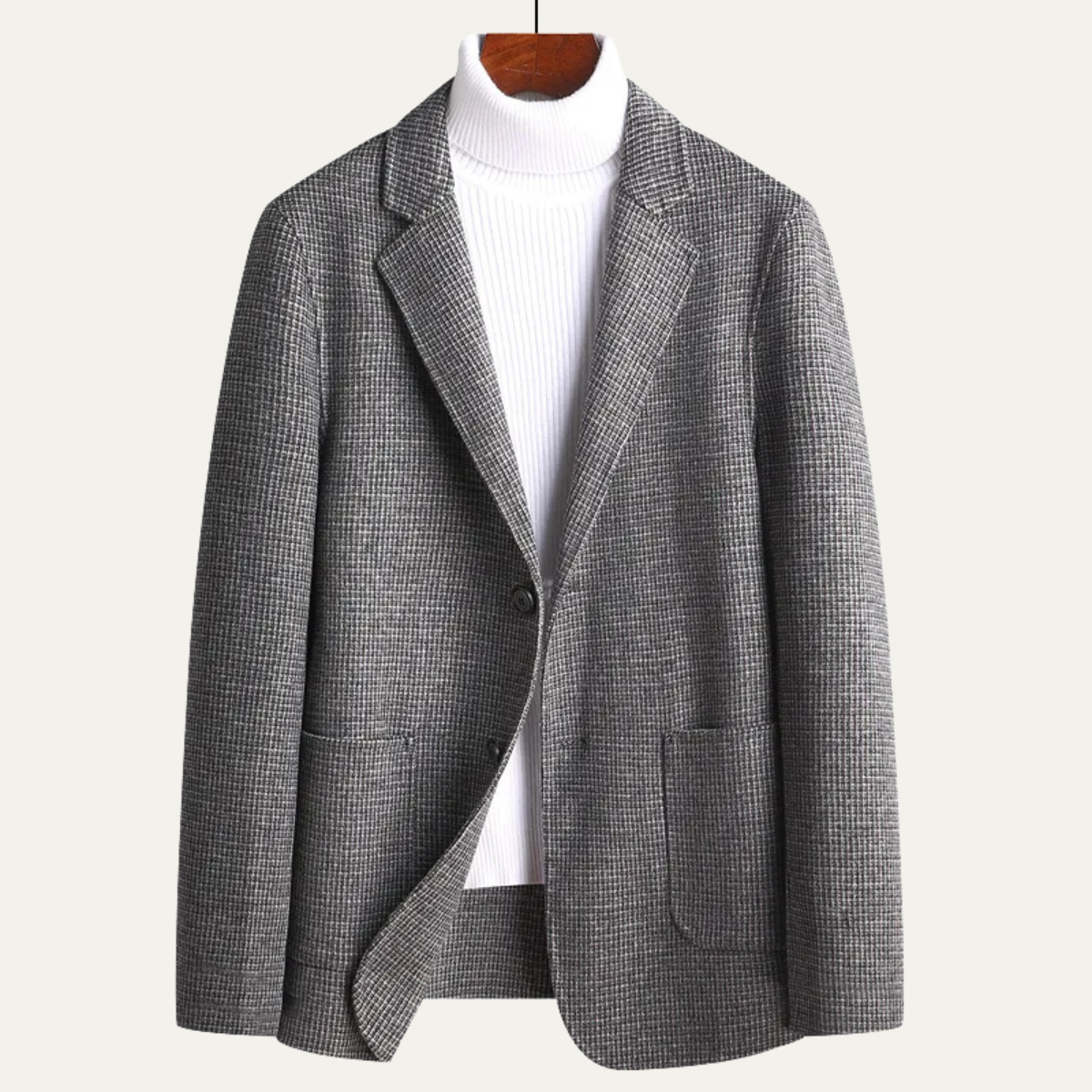 The Watercrest Men’s Classic Tweed Wool Blazer