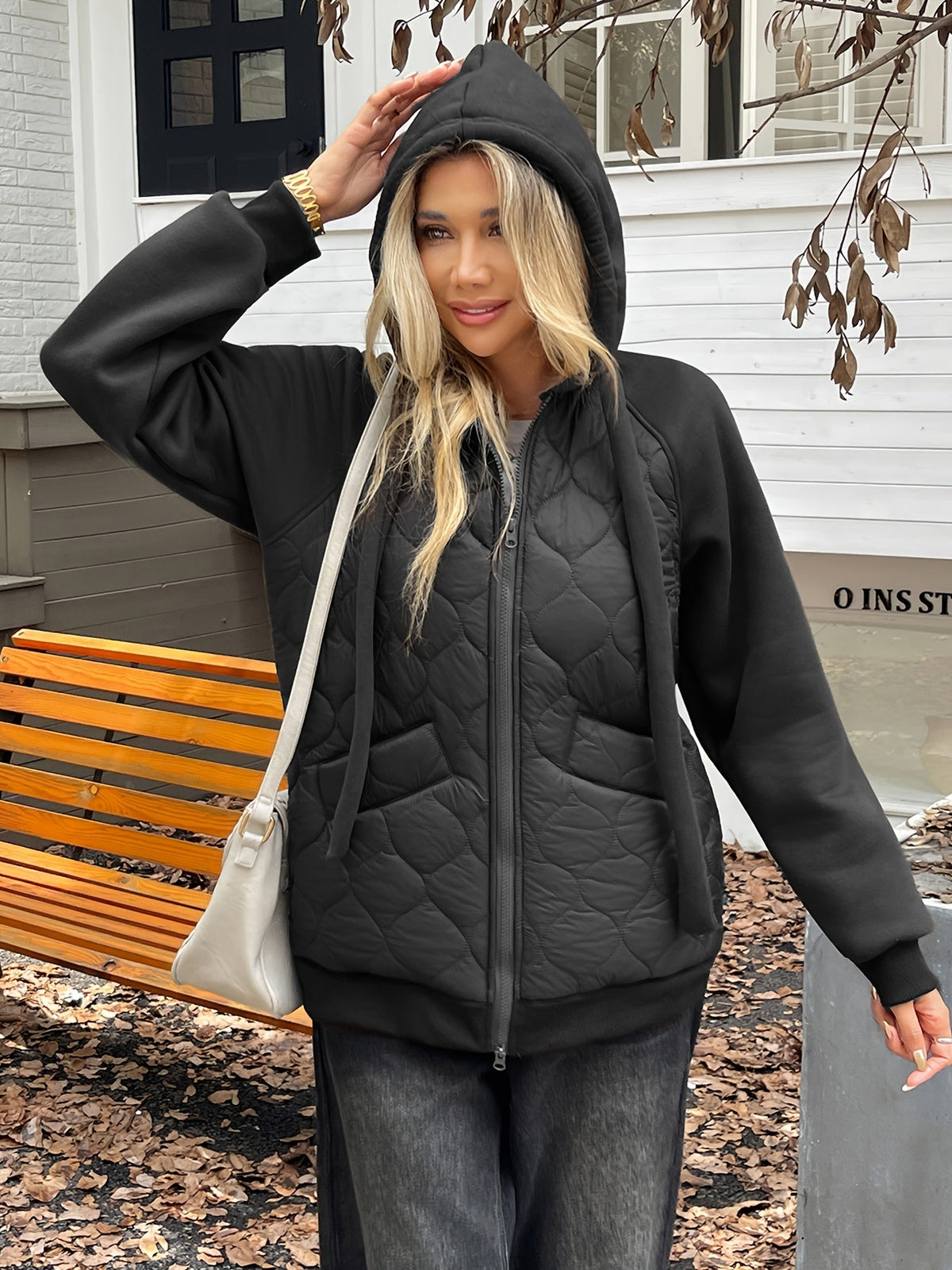 Helene | Hooded Quilted Jacket