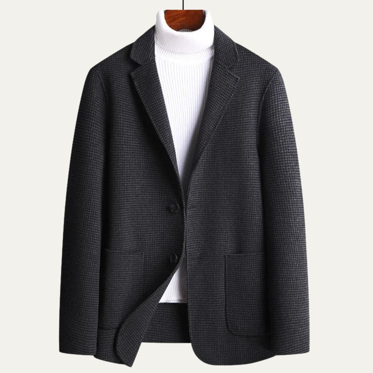 The Watercrest Men’s Classic Tweed Wool Blazer