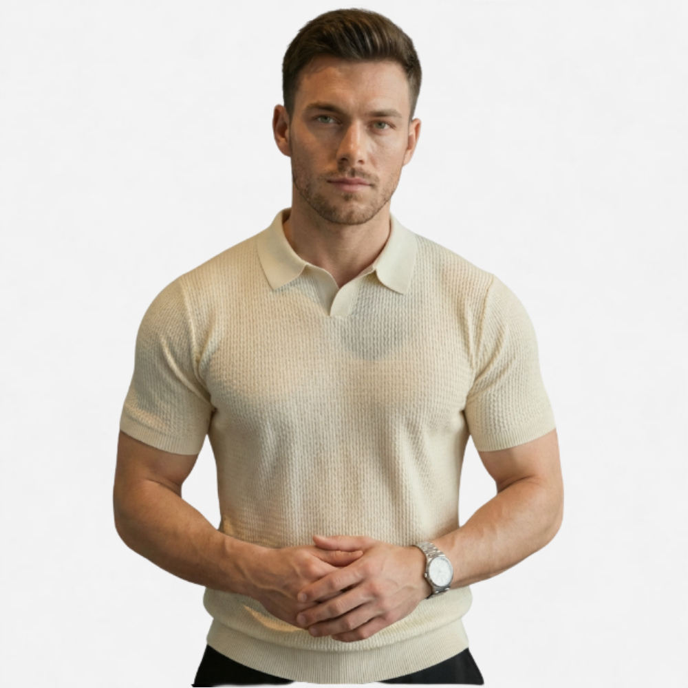 OLDMONEYLOOK | Men’s Heritage Knit Polo Shirt