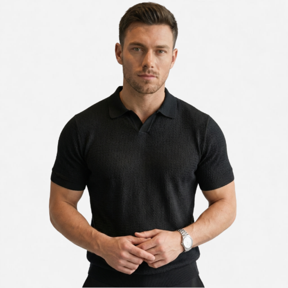 OLDMONEYLOOK | Men’s Heritage Knit Polo Shirt