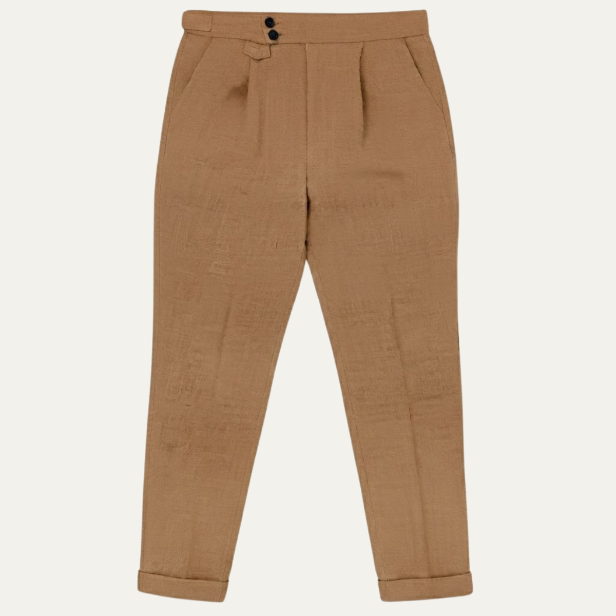 The Hobart Men’s Tailored High-Waisted Pleated Dress Trousers