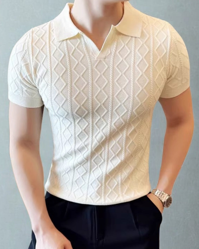 Signature Textured Knit Polo