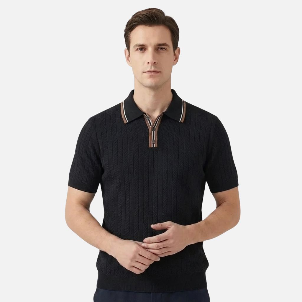OLDMONEYLOOK | Men’s Refined Knit Polo