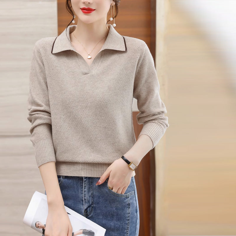 Collared Polo Sweater