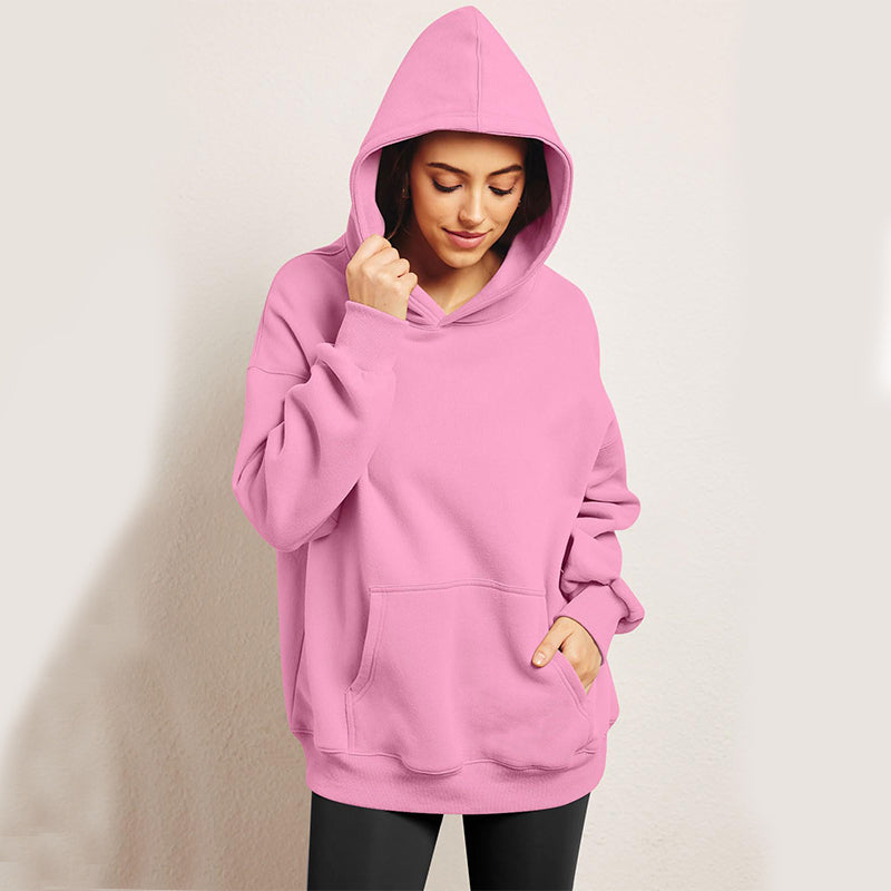 Elin | Cozy Oversized Fleece Hoodie with Kangaroo Pocket