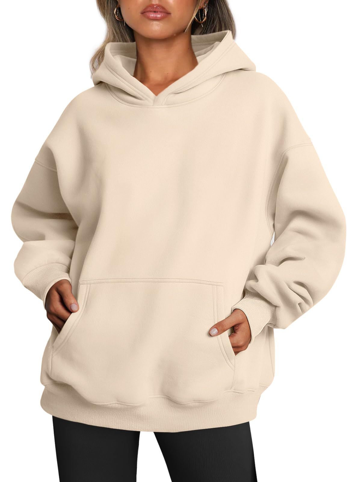Elin | Cozy Oversized Fleece Hoodie with Kangaroo Pocket