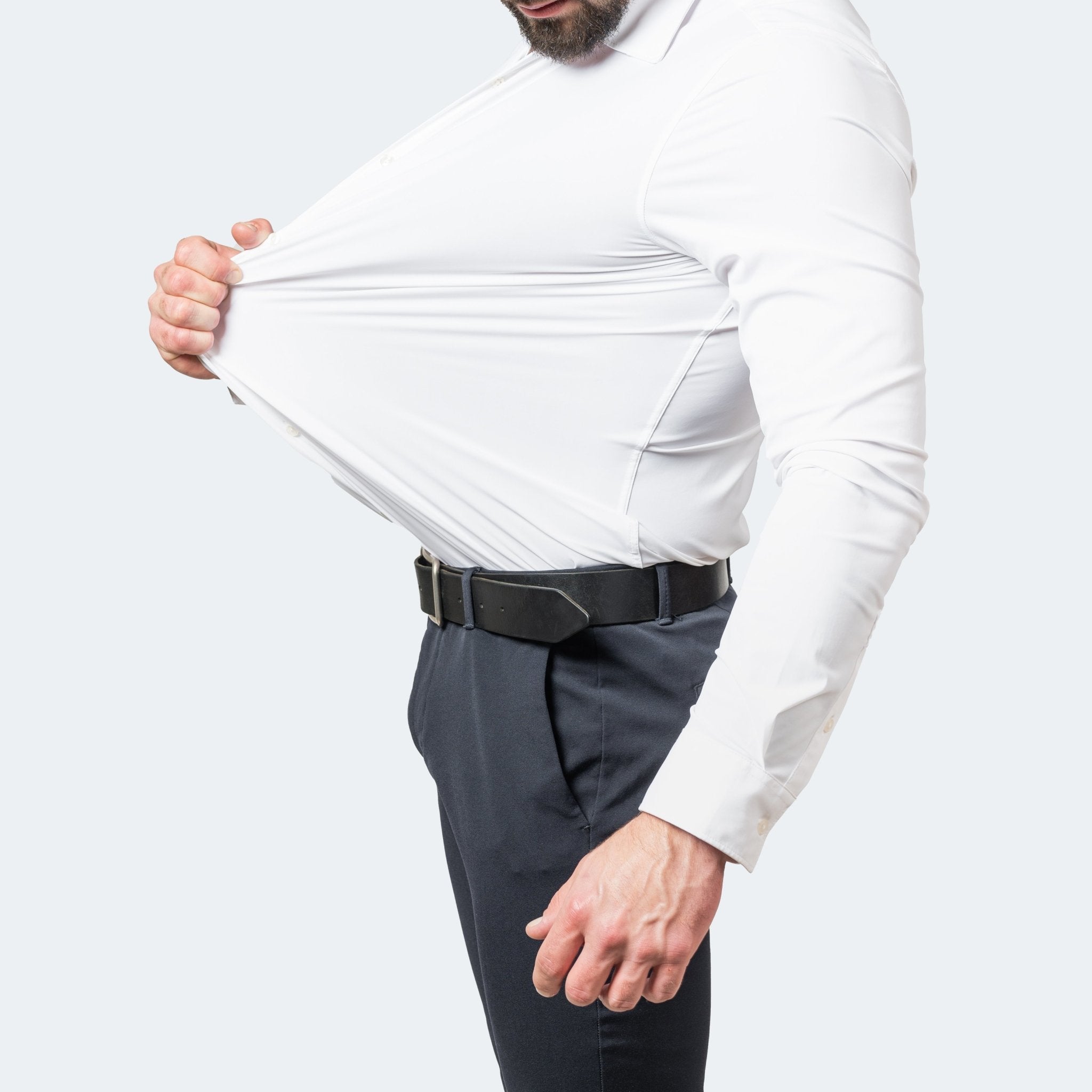 Men's Shirt White - Extreme Stretch & Non-Iron