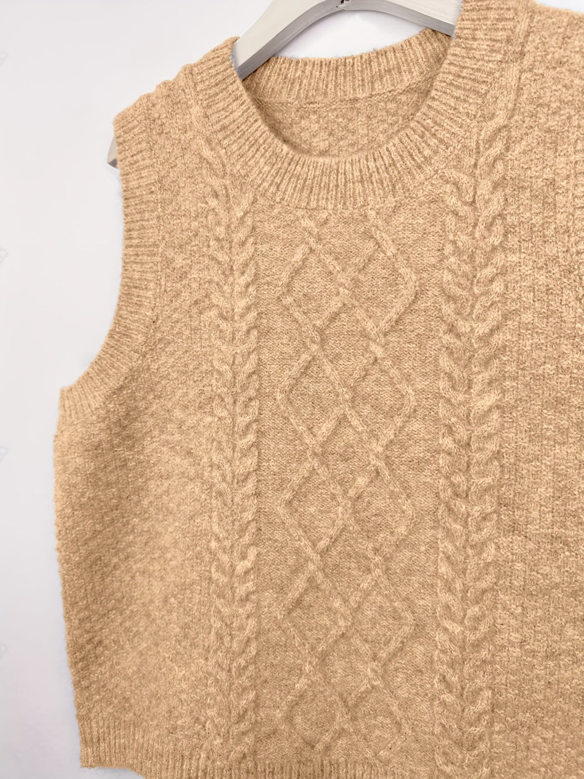 Eliza | Knit Cable Vest