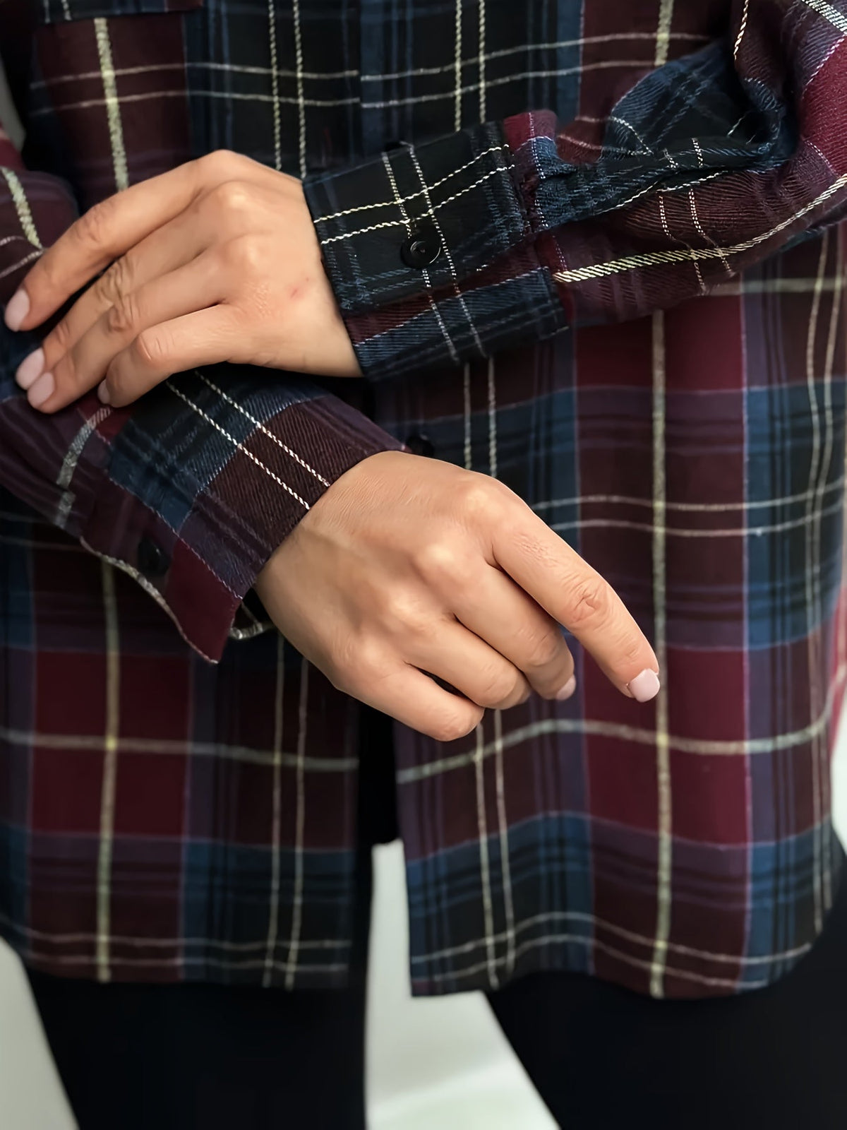 Danica | Extended Length Checkered Shirt