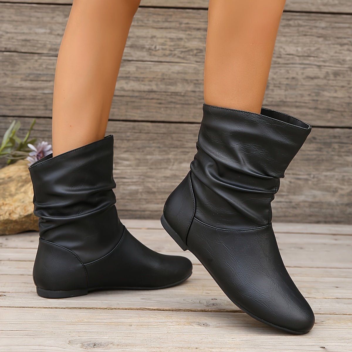 Lucia | Relaxed Slip-On Ankle Boots
