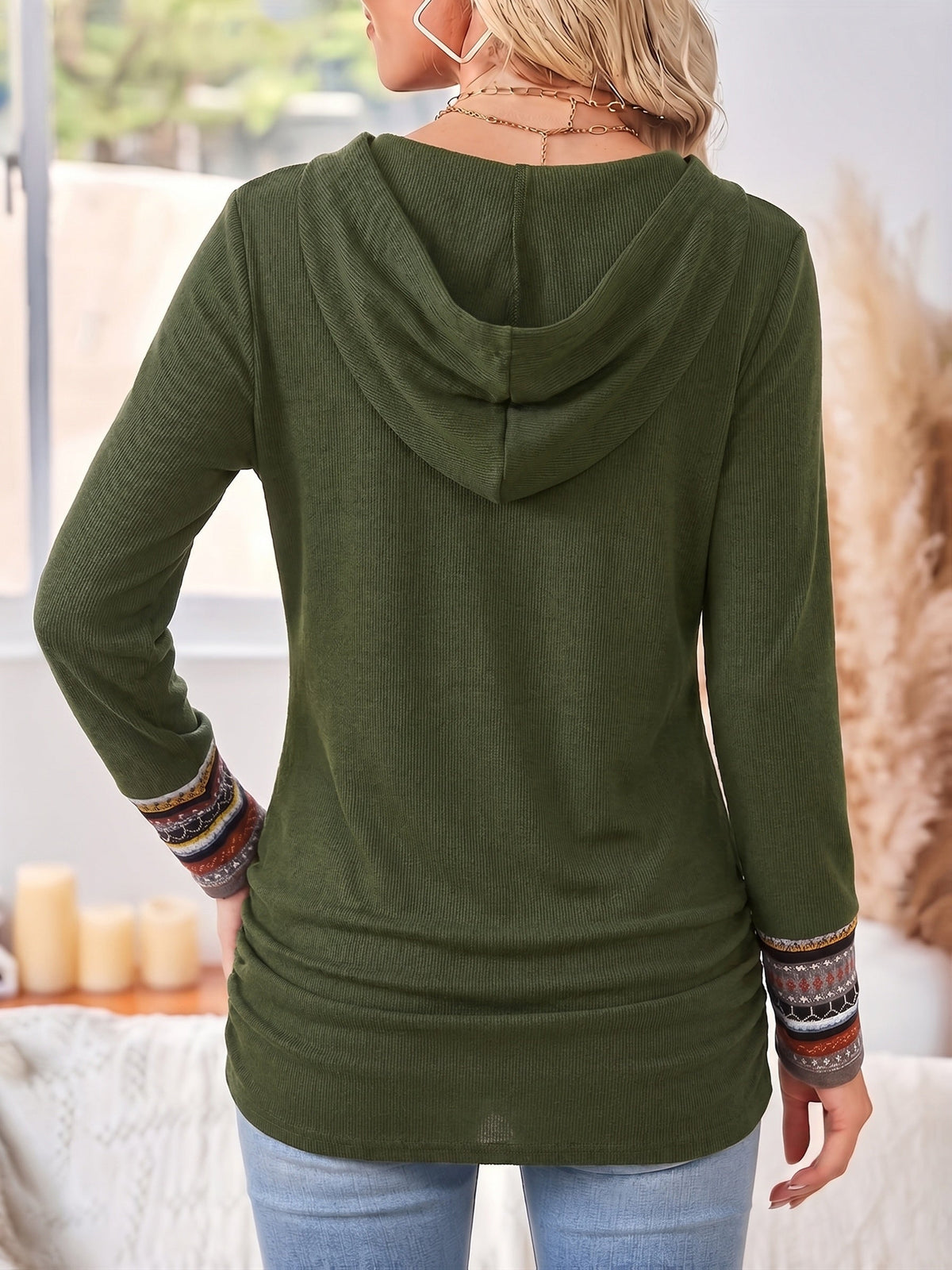 Opal | Cozy Printed Long-Sleeve Shirt