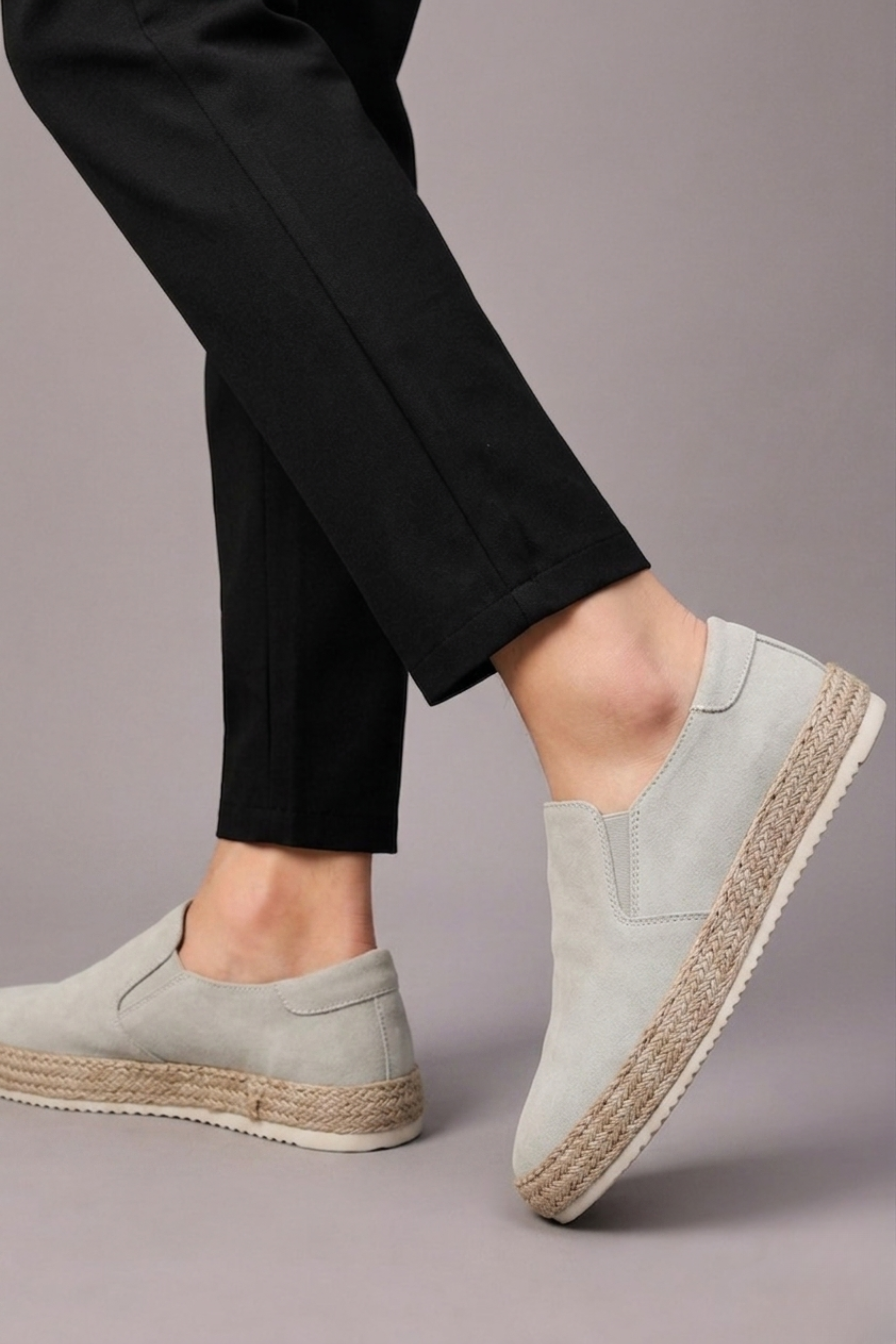Men's Suede Slip-On Design