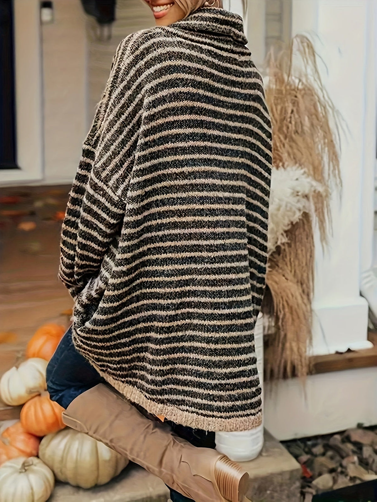 Lorena | Cozy High-Neck Relaxed Sweater