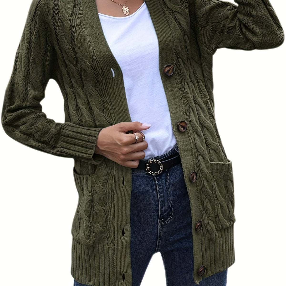 Chic Women's Knitted Cardigan
