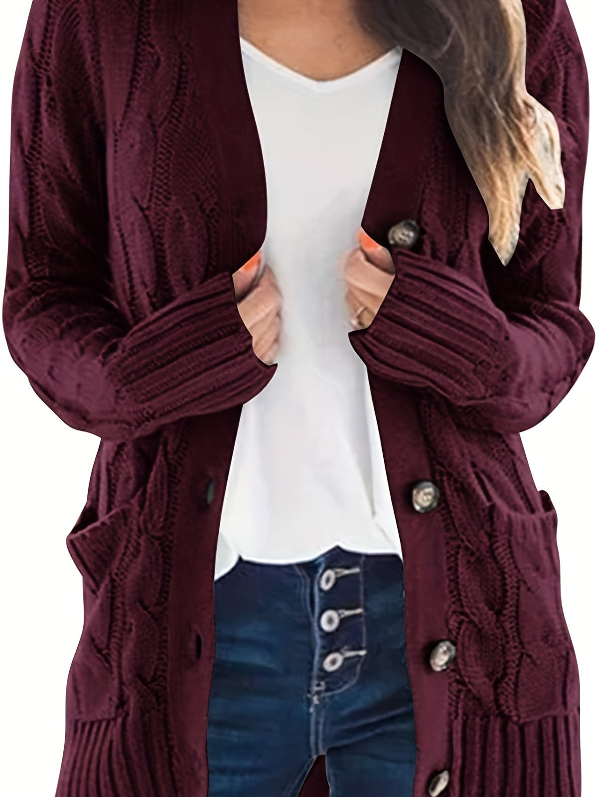 Chic Women's Knitted Cardigan