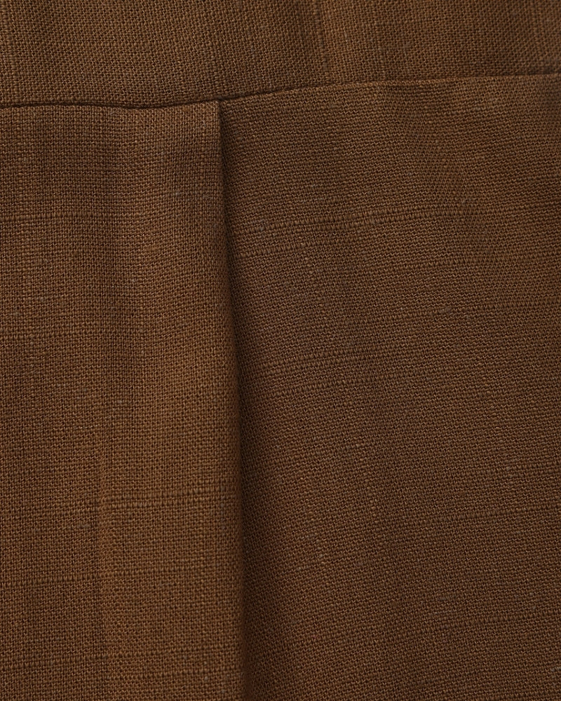 Men’s Mandarin Collar Shirt – Relaxed Fit Textured Cotton Shirt