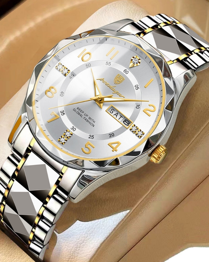 Classic Two-Tone Steel Watch