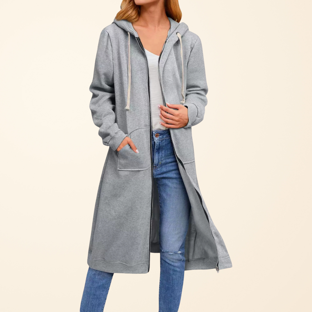 Women's Long Zipper Vest
