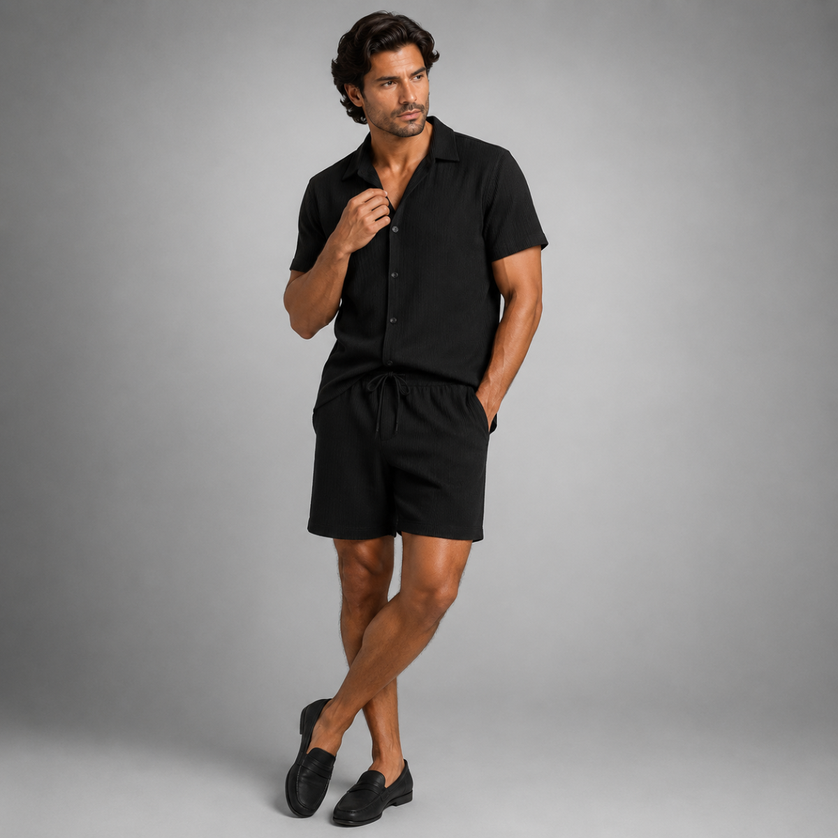 The Corsica Linen Set – Summer Shirt & Trousers for Men