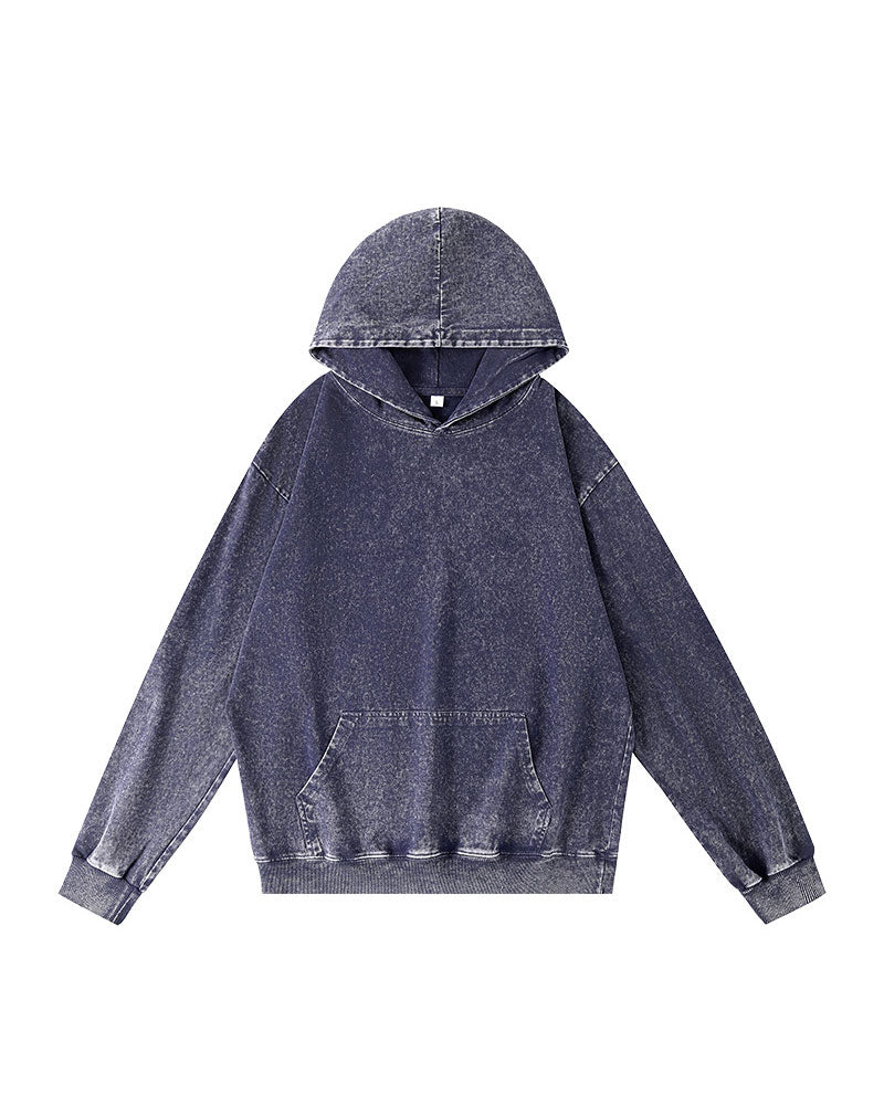 Relaxed Fit Solid Pocket Hoodies