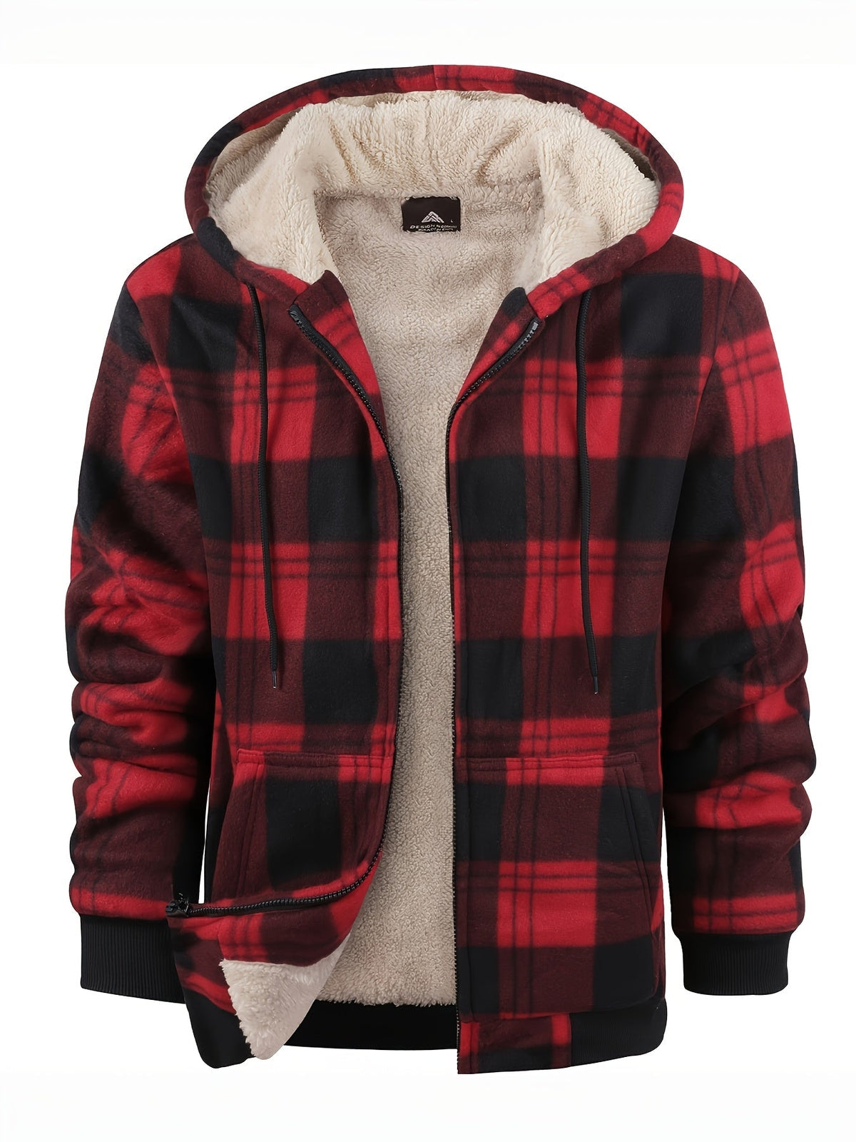 Colton | Sherpa-Lined Hooded Shirt Jacket