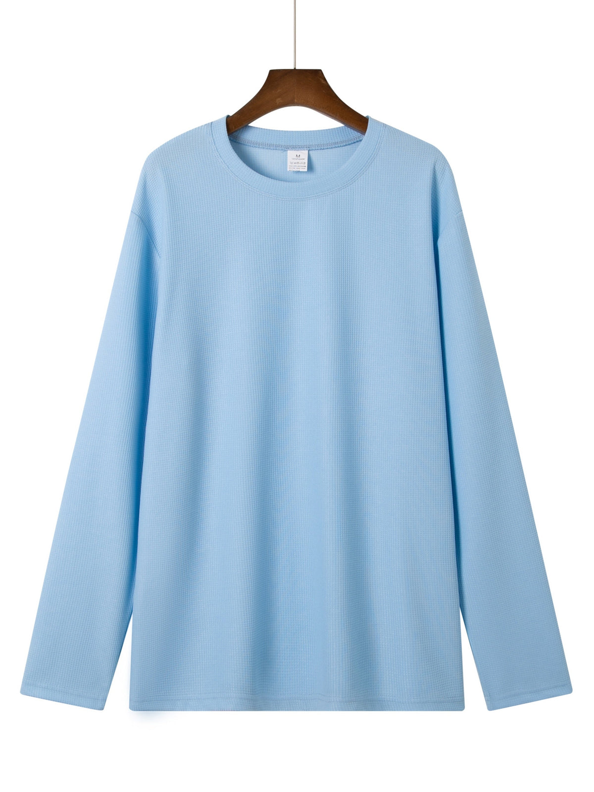 Frederick | Long Sleeve Top with Textured Waffle Knit