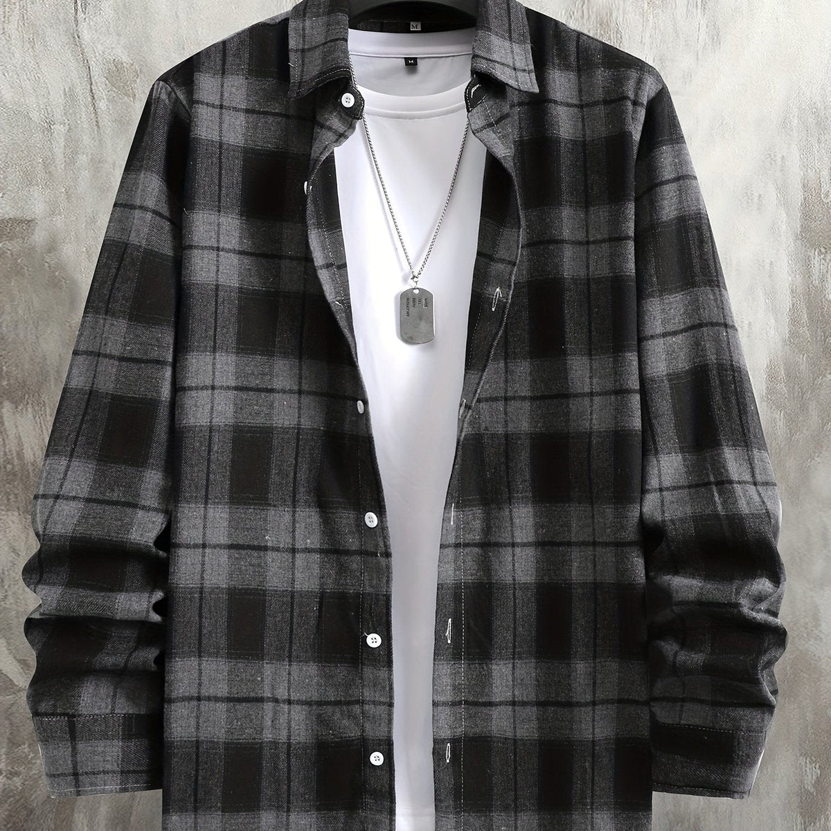 Clayton | Casual Checked Long-Sleeve Shirt