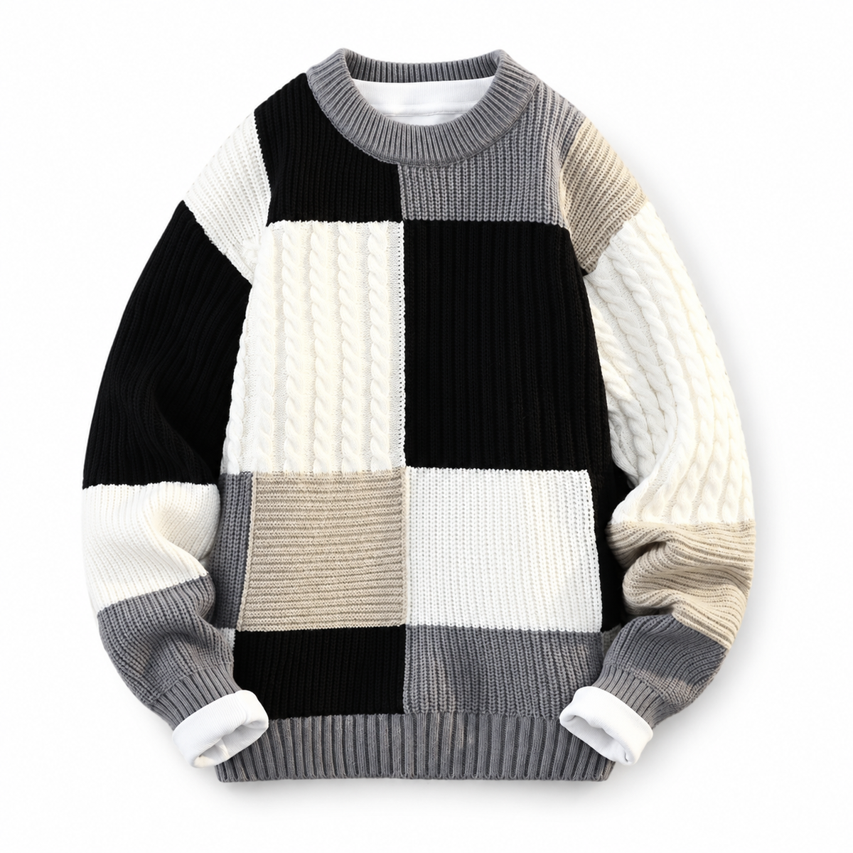Nio Patch Sweater