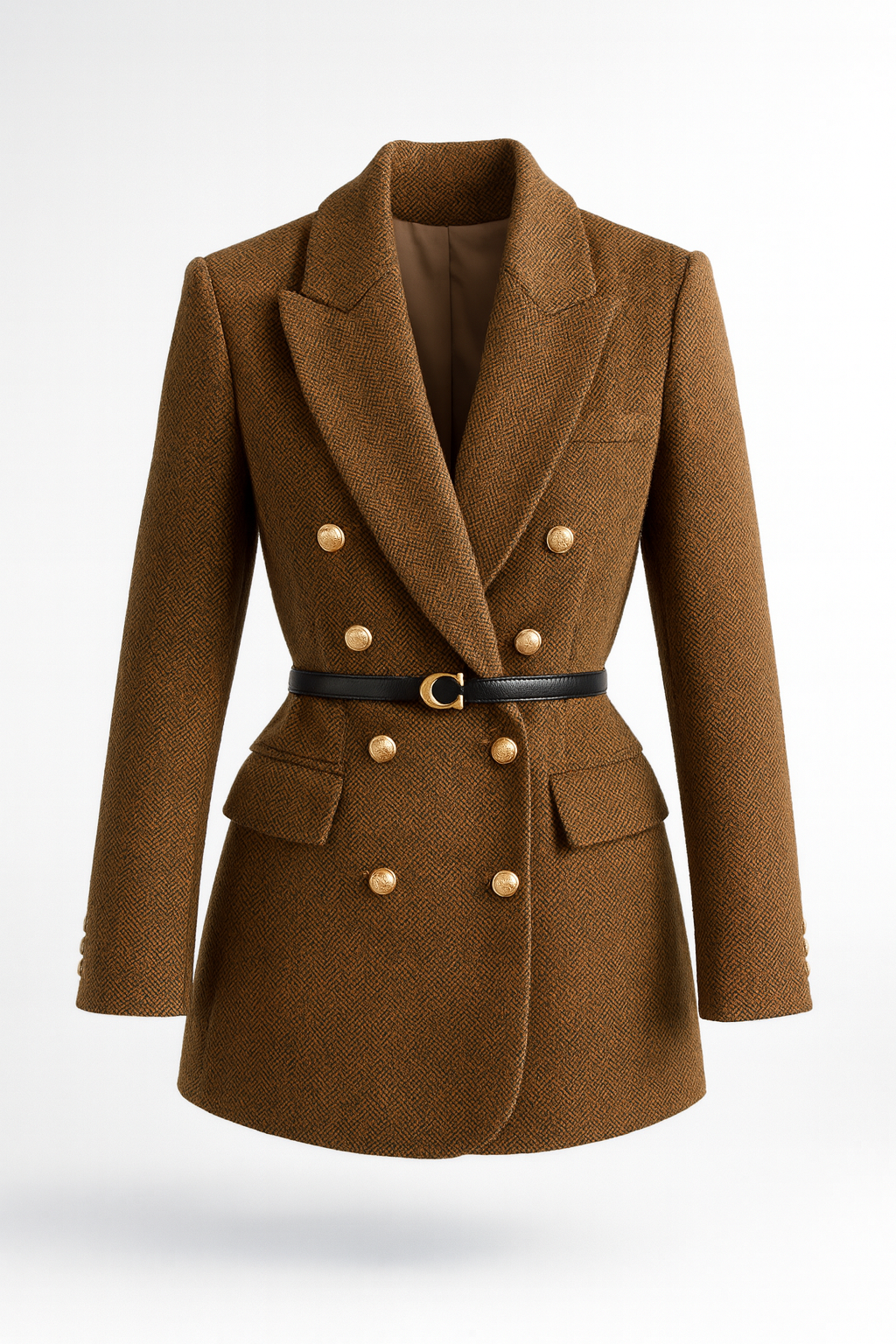 Victoire – Blazer with Belt Detail