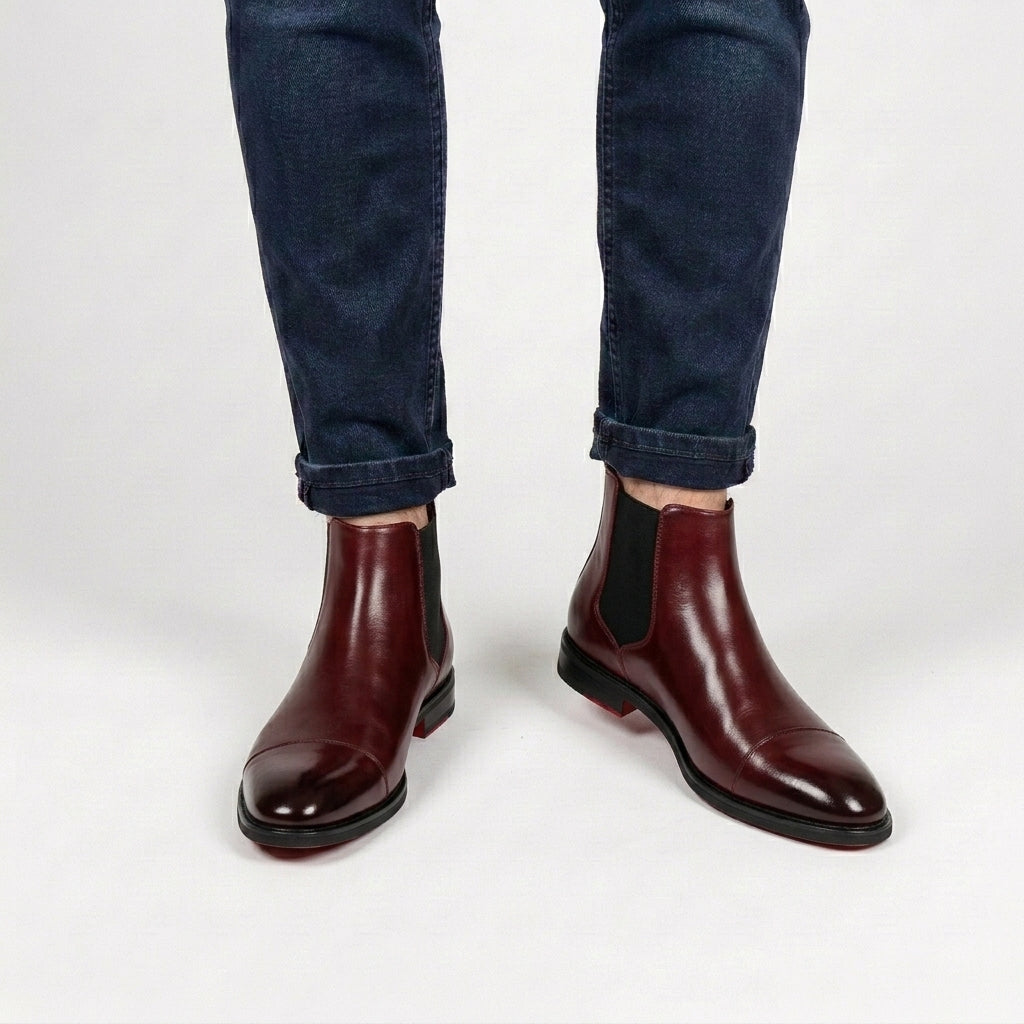 HOLLANDEN | CHELSEA BOOTS LEATHER FOR MEN