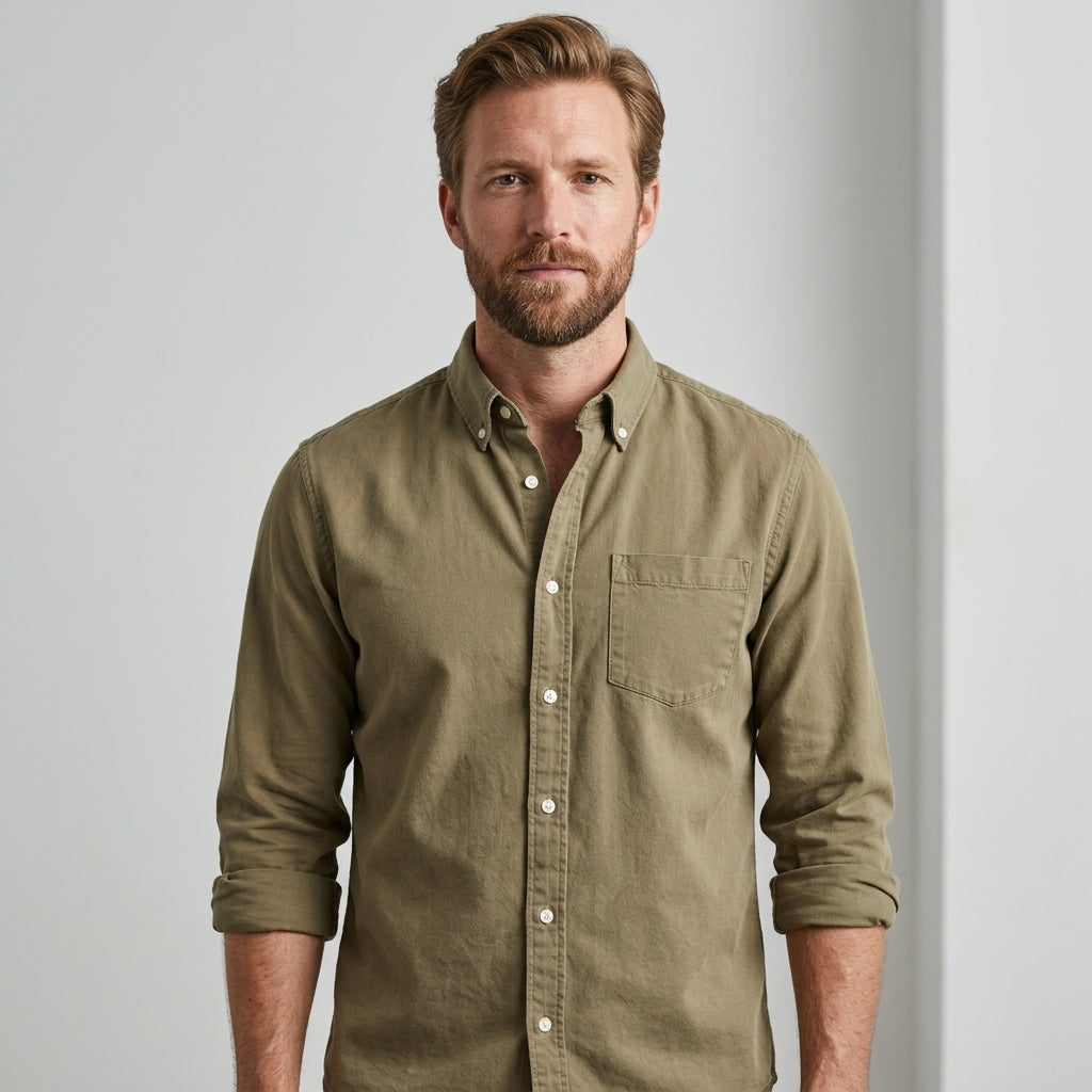 Shirt with Chest Pocket for Men