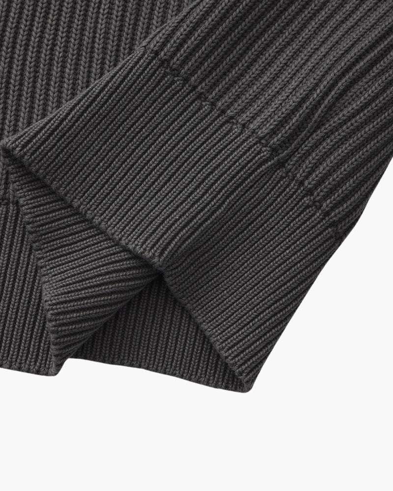Rib Knit Crew Neck