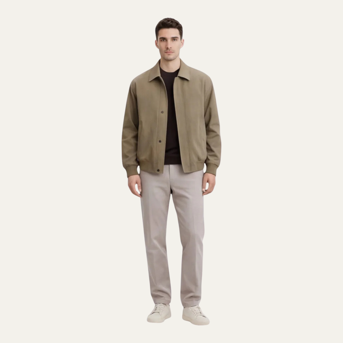 The Princeton Men’s Slim Fit Lightweight Casual Zip Jacket