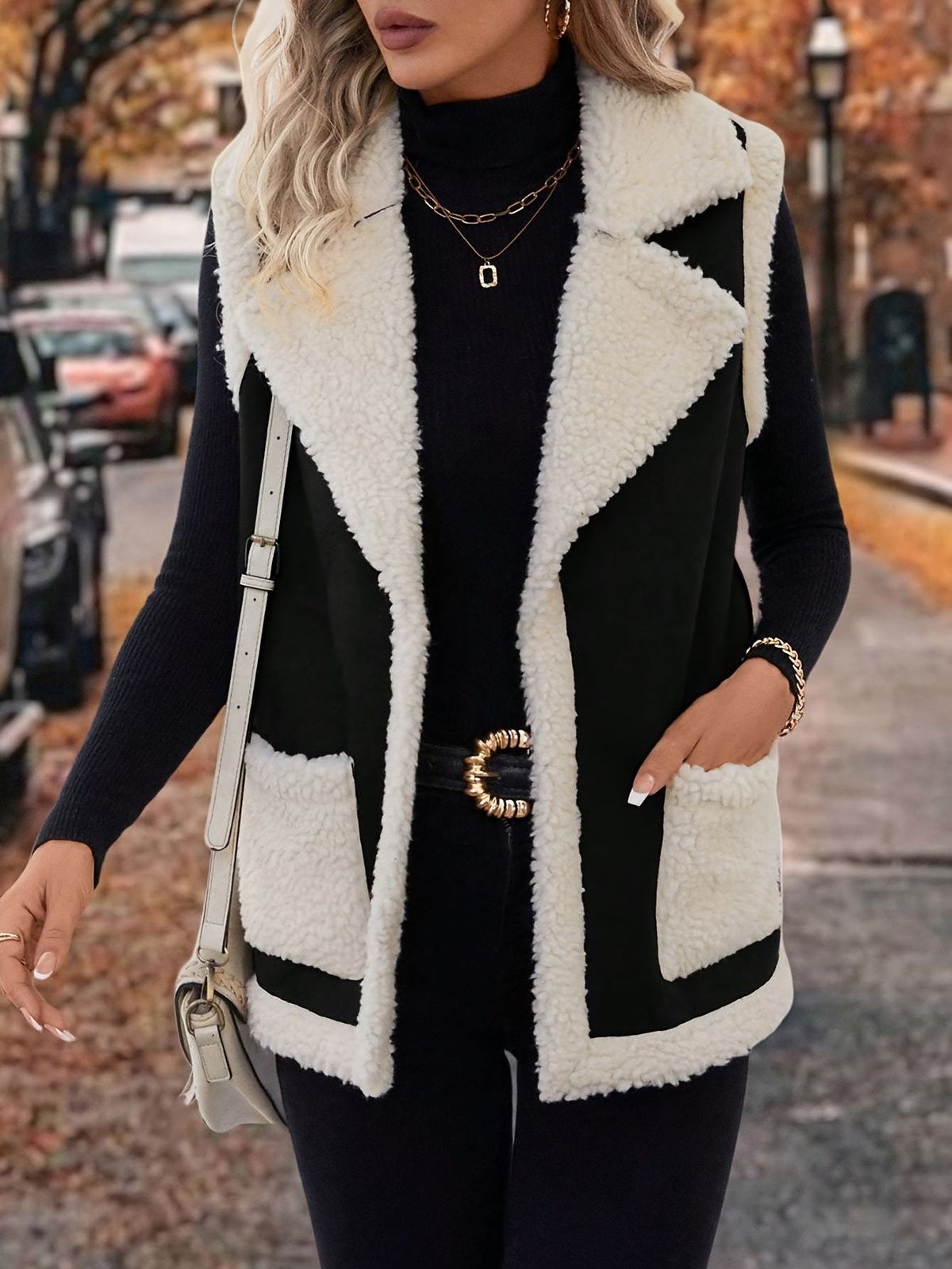 Cecily | Cozy Lined Lapel Vest