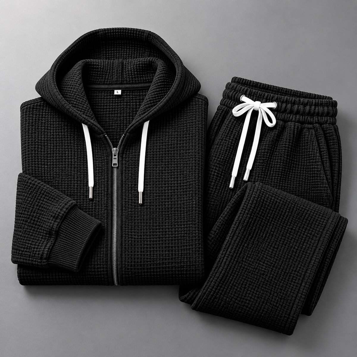 Jacob Waffle-Knit Set