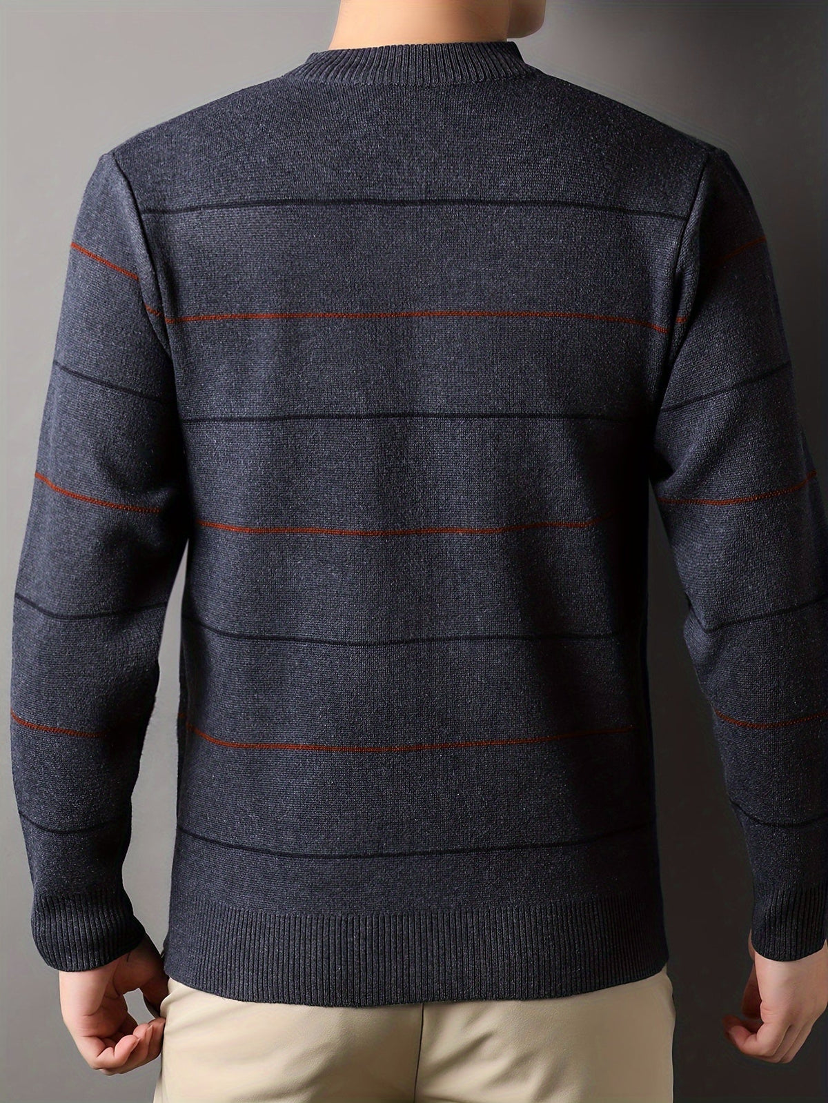Tristan | Ribbed Knit Sweater with Half-Zip Design