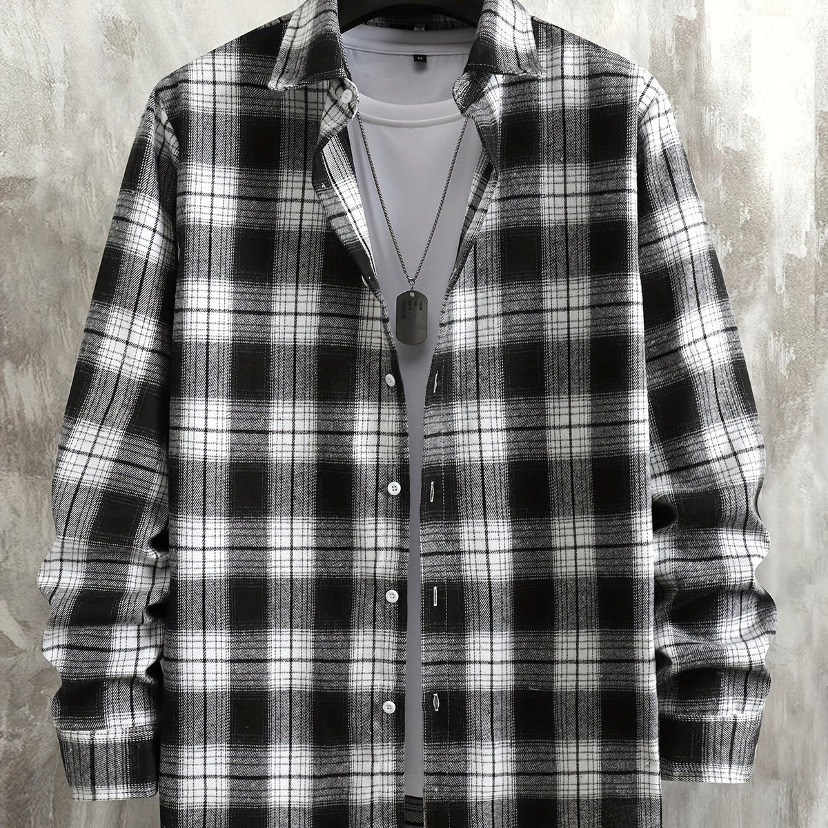 Clayton | Casual Checked Long-Sleeve Shirt
