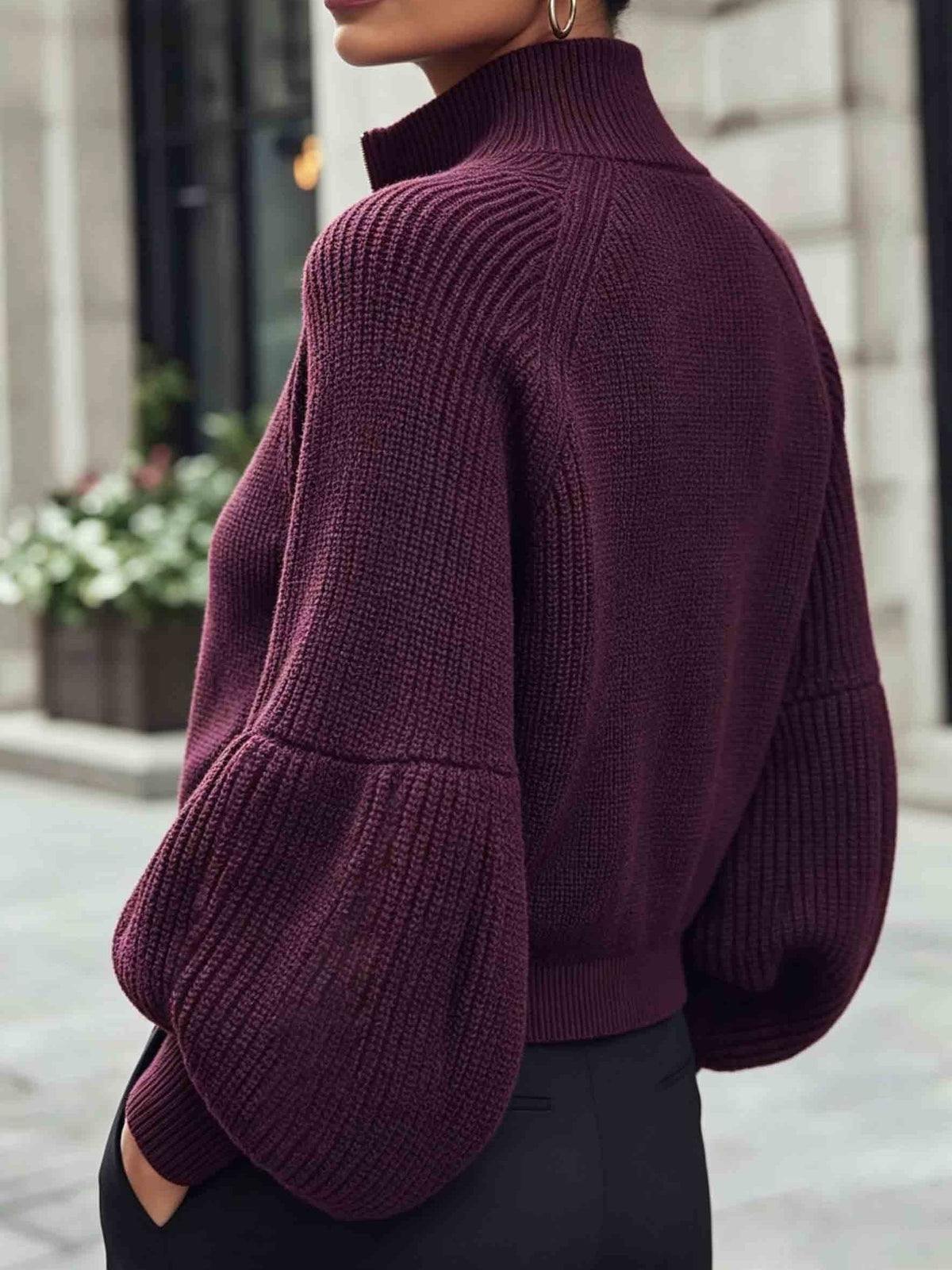 Anthea | Short Zip-Up Cardigan