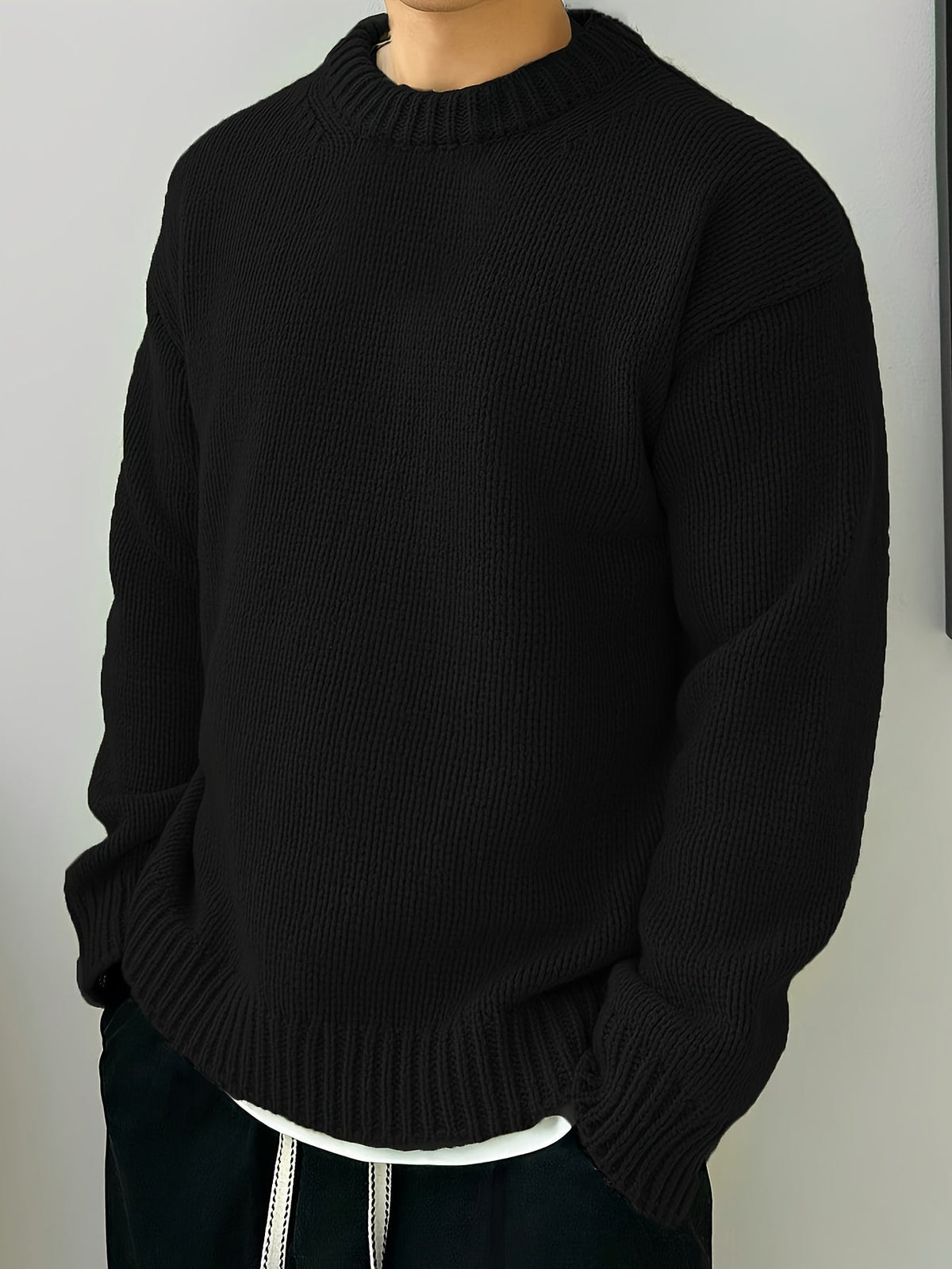 Emory | Casual Drop-Shoulder Knit Sweater