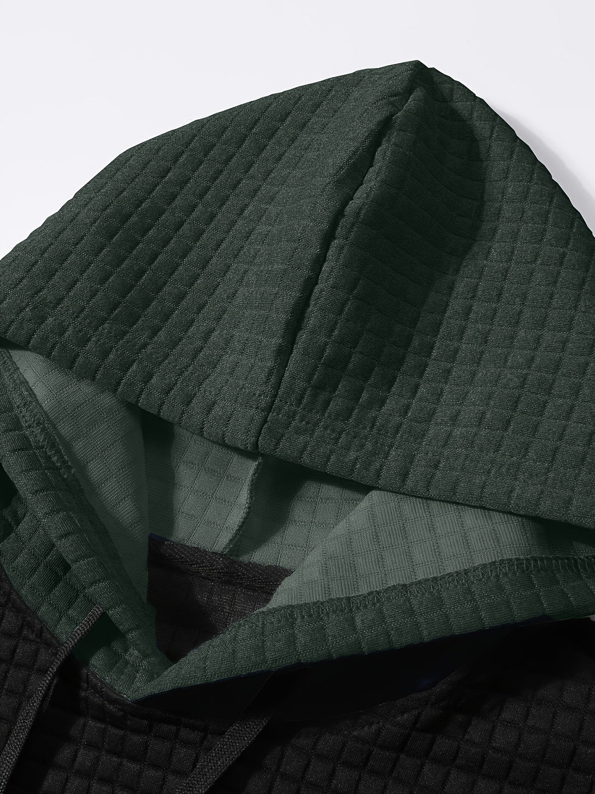 Rutherford | Color-Block Textured Hoodie