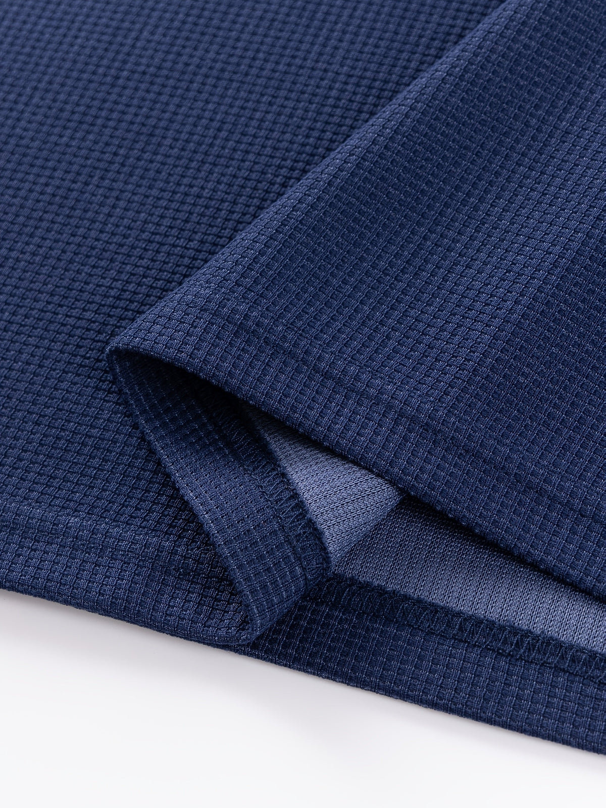 Frederick | Long Sleeve Top with Textured Waffle Knit