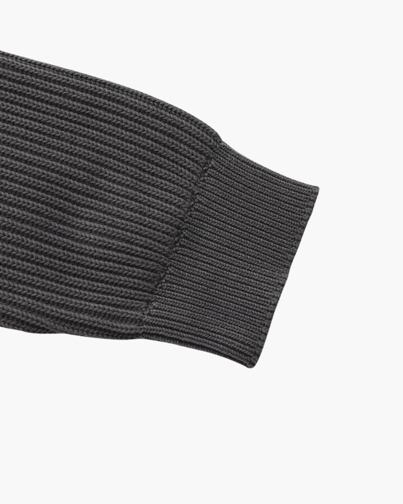 Rib Knit Crew Neck