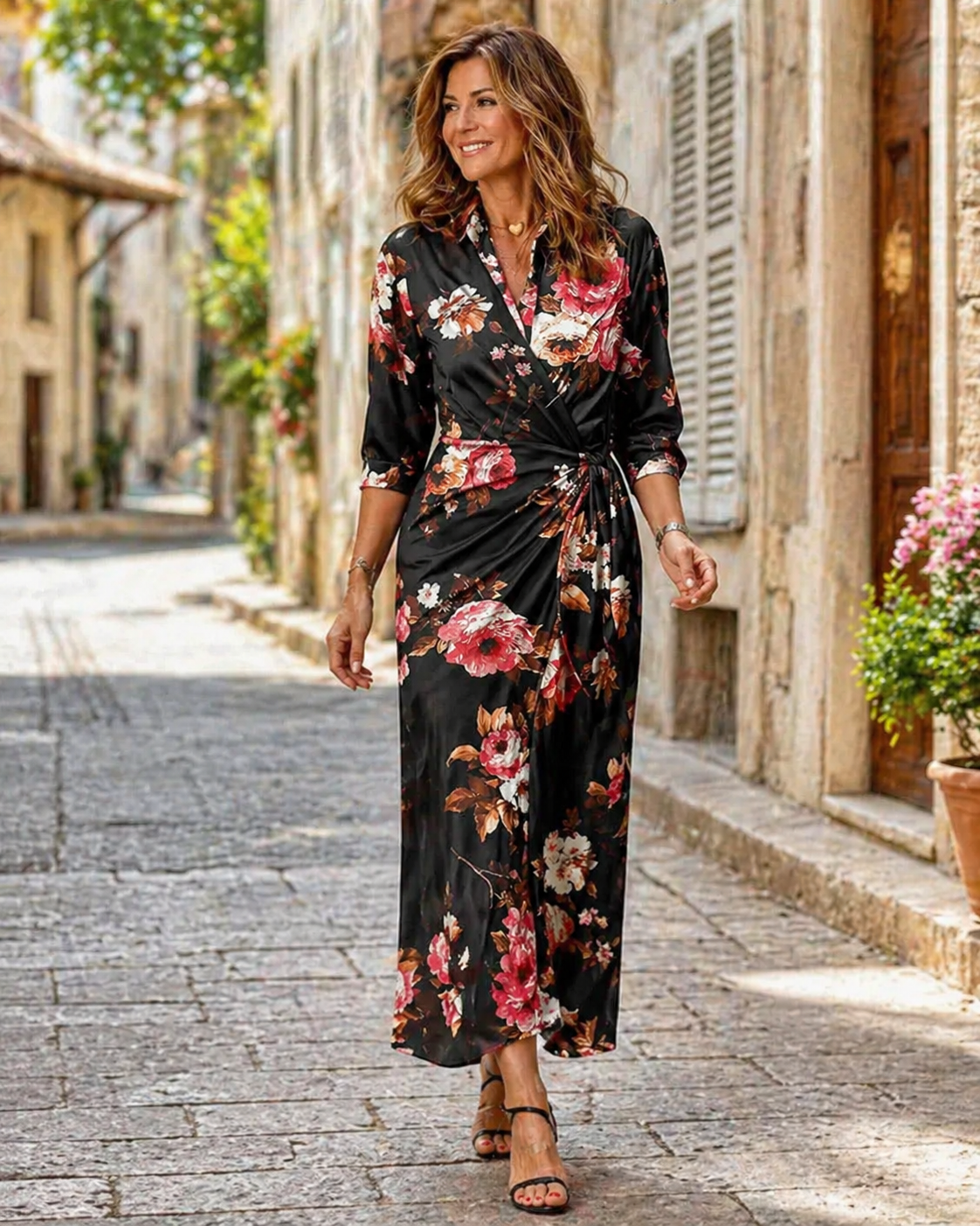 Lana - Maxi Print Dress